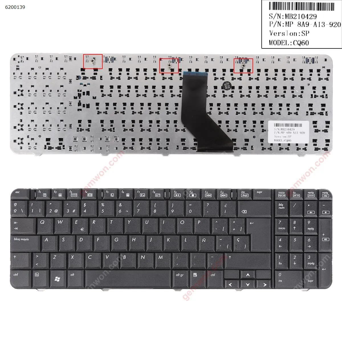 Picture of HP CQ60 BLACK