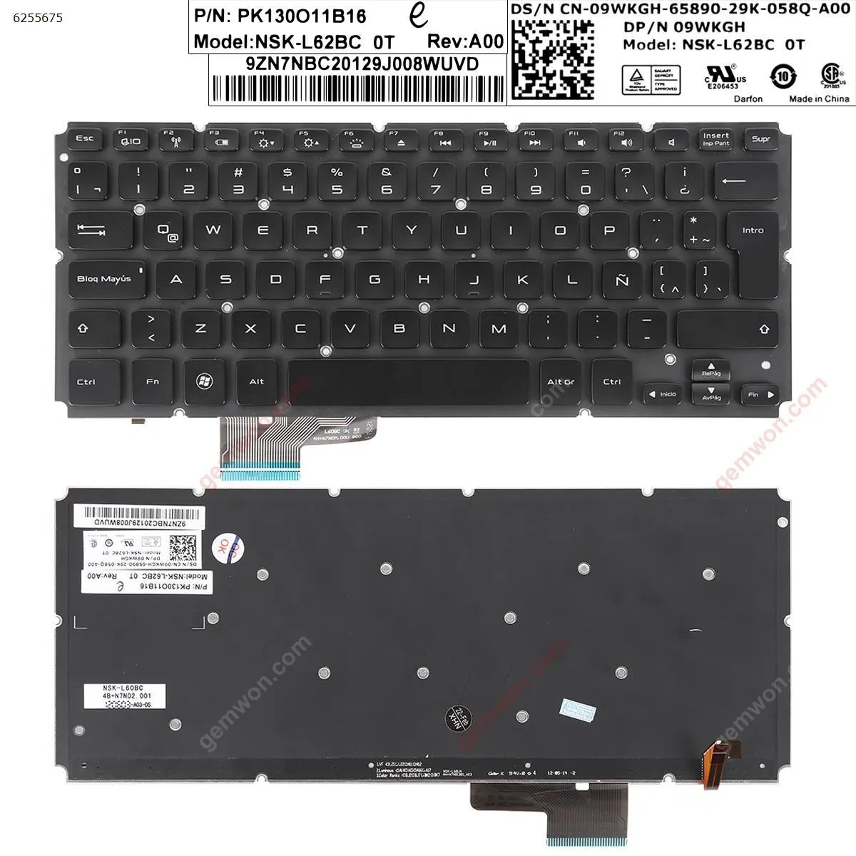 Picture of DELL XPS 14R BLACK(Without FRAME,Backlit)