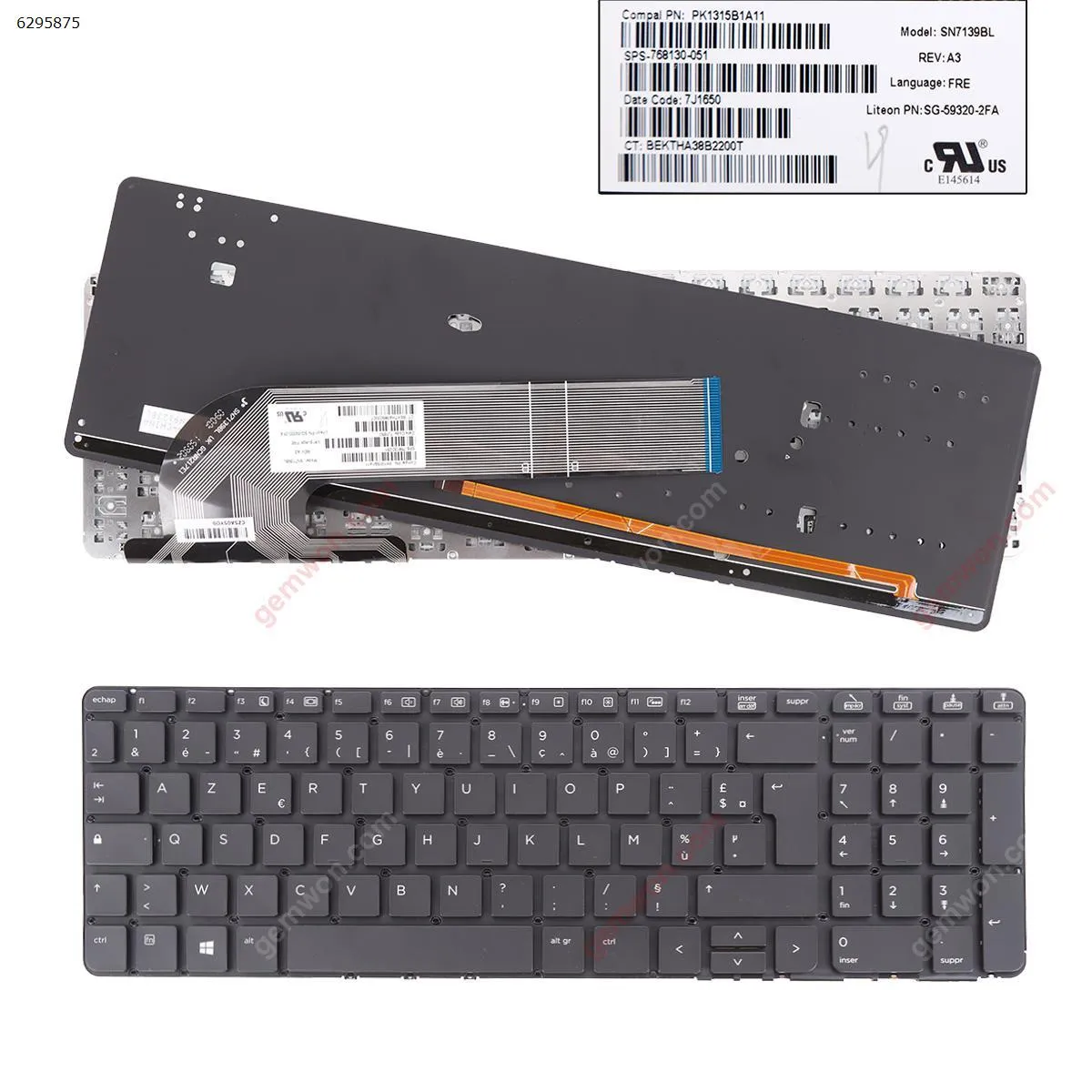 Picture of HP ProBook 450 G0 450 G1 455 G1 BLACK(without FRAM  Backlit,WIN8)