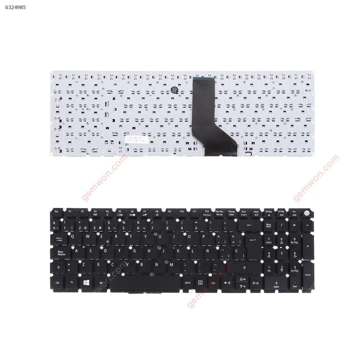 Picture of Acer Aspire E5-722 E5-772 V3-574G E5-573T E5-573 E5-573G E5-573T E5-532G BLACK (Win 8)