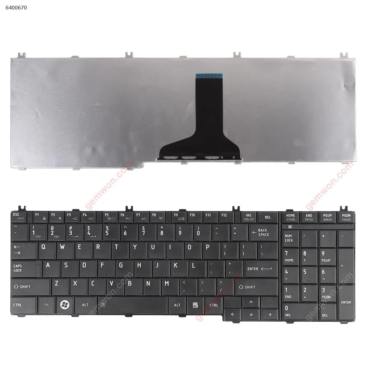 Picture of TOSHIBA Satellite C650 C660 L650 L670 BLACK(OEM)