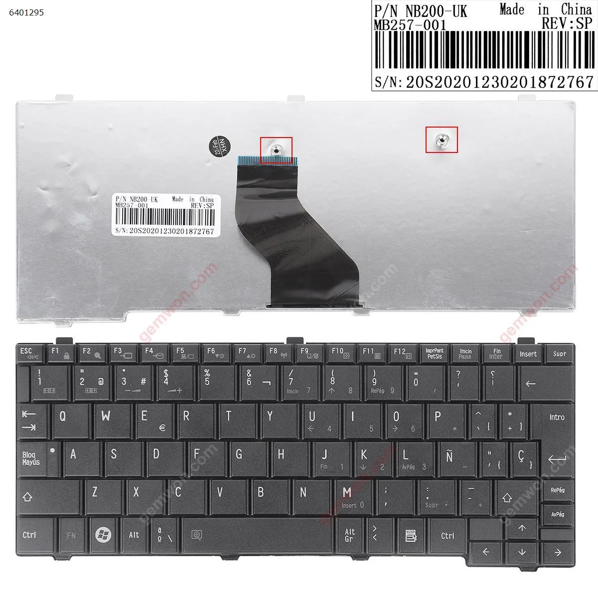 Picture of TOSHIBA Portege T110,Satellite Pro T110,Satellite Mini NB200 NB255 NB305 BLACK