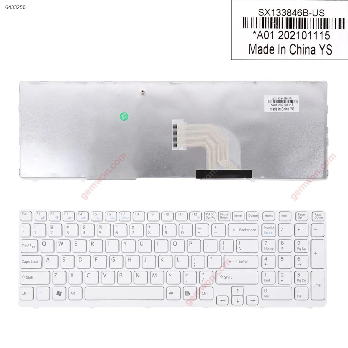 Picture of SONY SVE15 WHITE FRAME WHITE(For Win 8 OS)