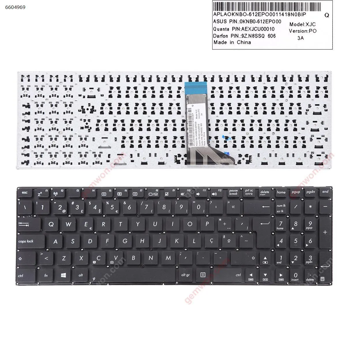 Picture of ASUS X551 BLACK(Without FRAME,Without Foil,Win8)