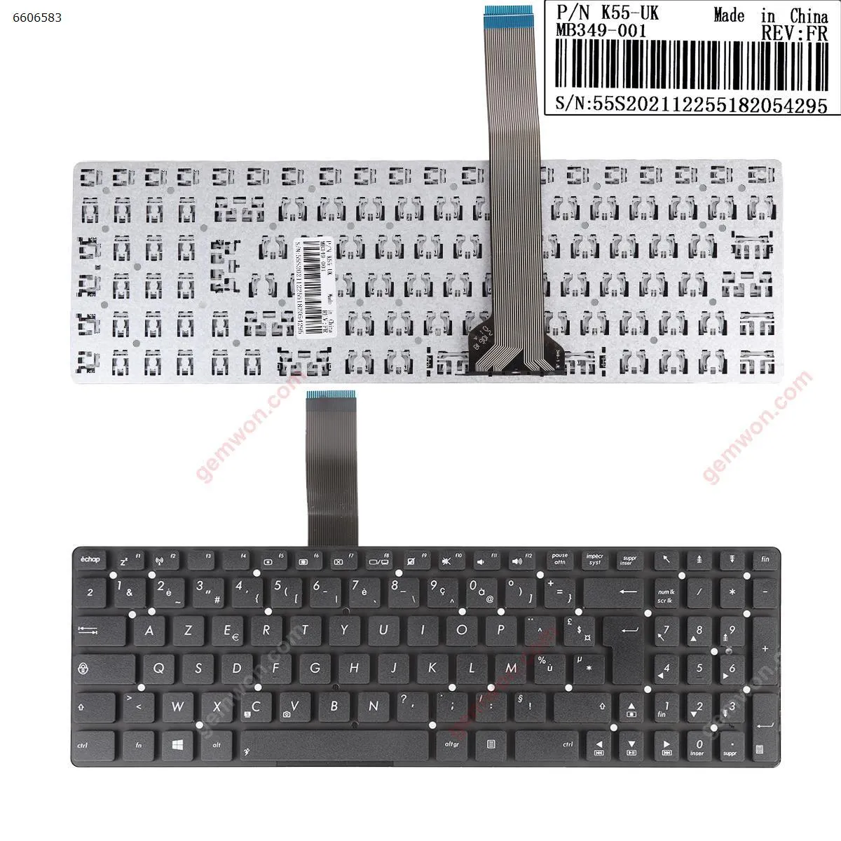 Picture of ASUS K55XI BLACK(without FRAME,For Win8)