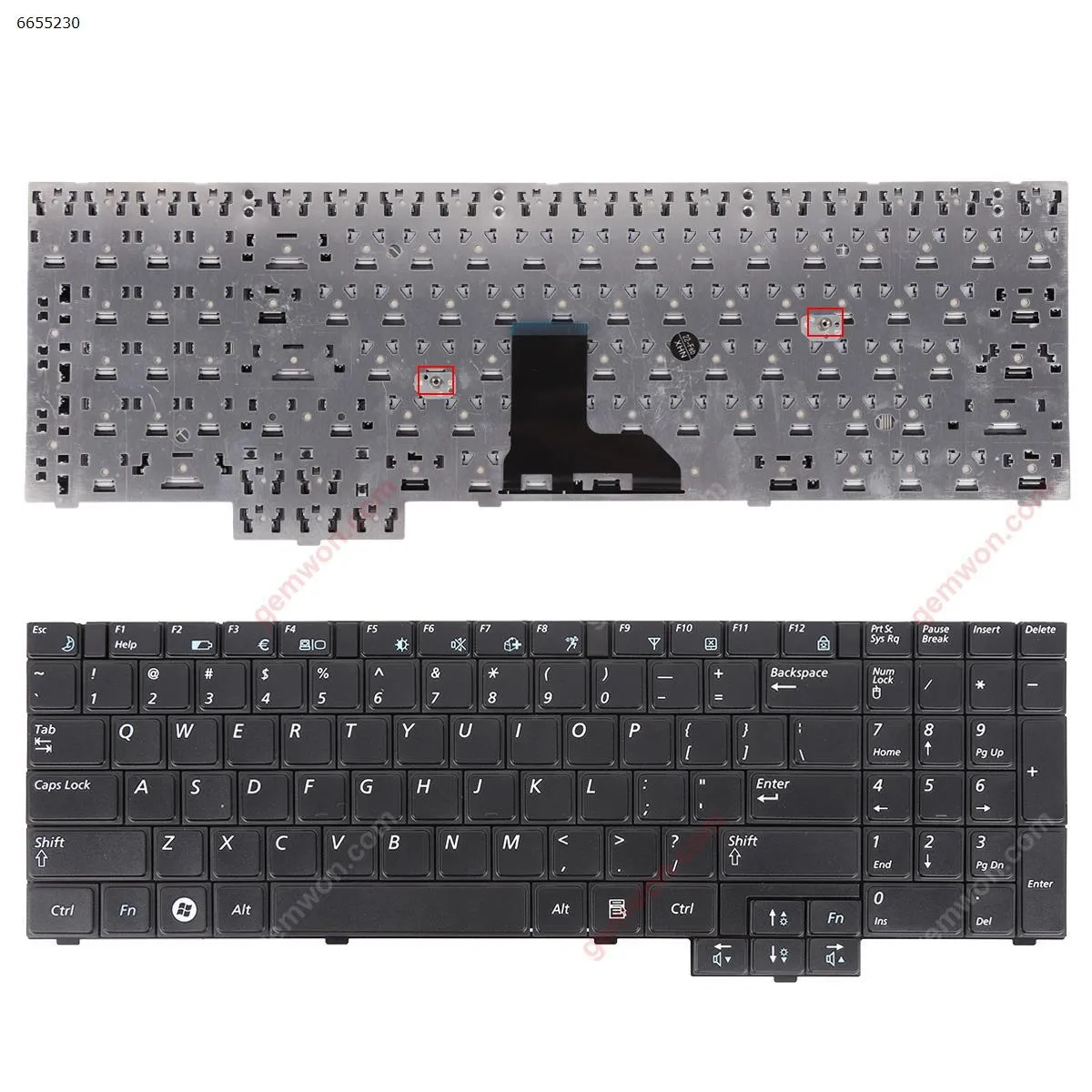 Picture of SAMSUNG R517 R523 R528 R530 P580 R618 R620 BLACK