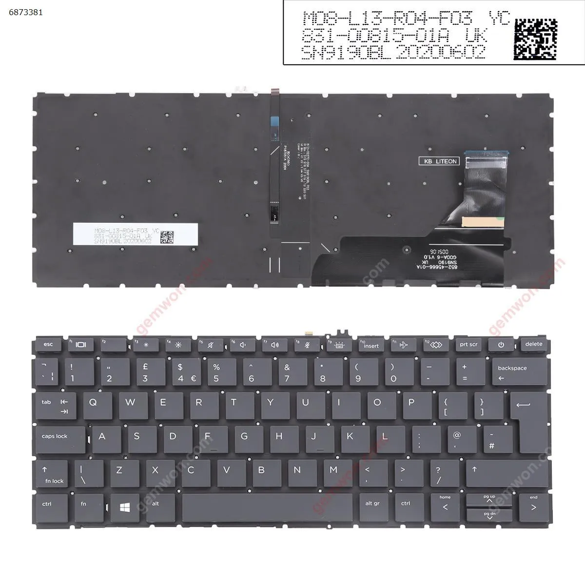 Picture of HP EliteBook 830 G7 BLACK (Backlit Win8)