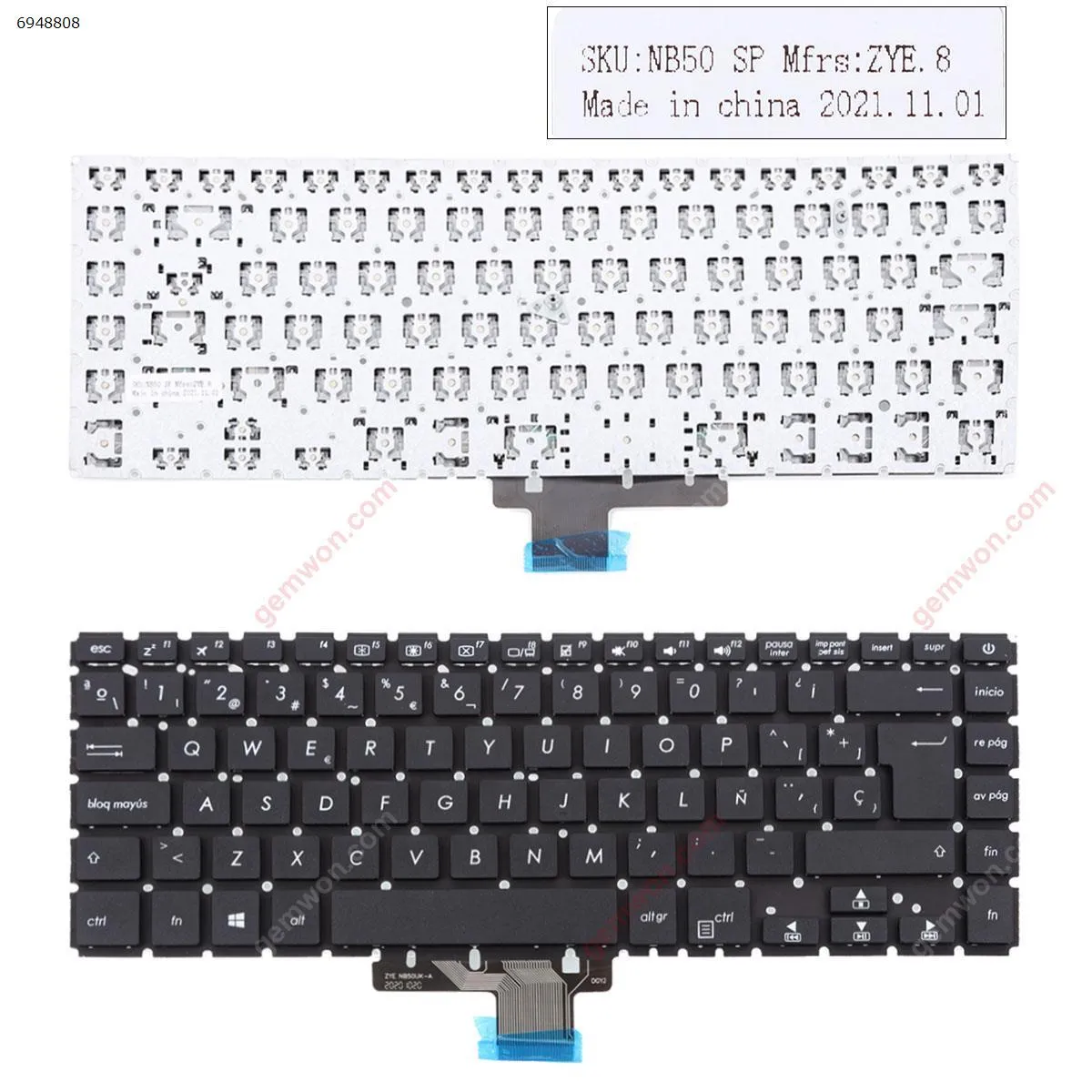 Picture of ASUS VivoBook S15 S510UA S510UN S510UQ S510UR BLACK(without FRAME) 
