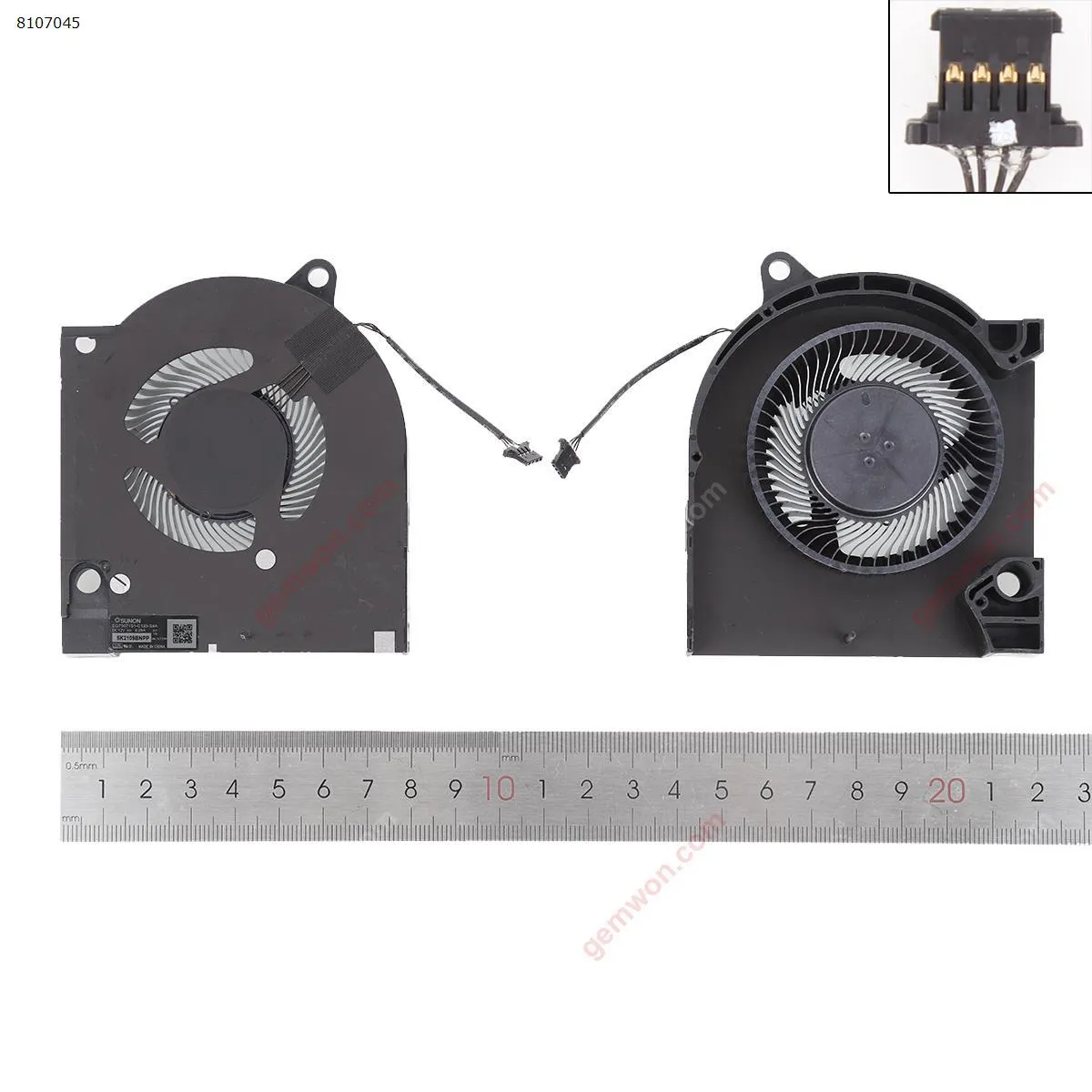 Picture of DELL 2021 G15 5515 cooling fan（For GPU,ORG）.