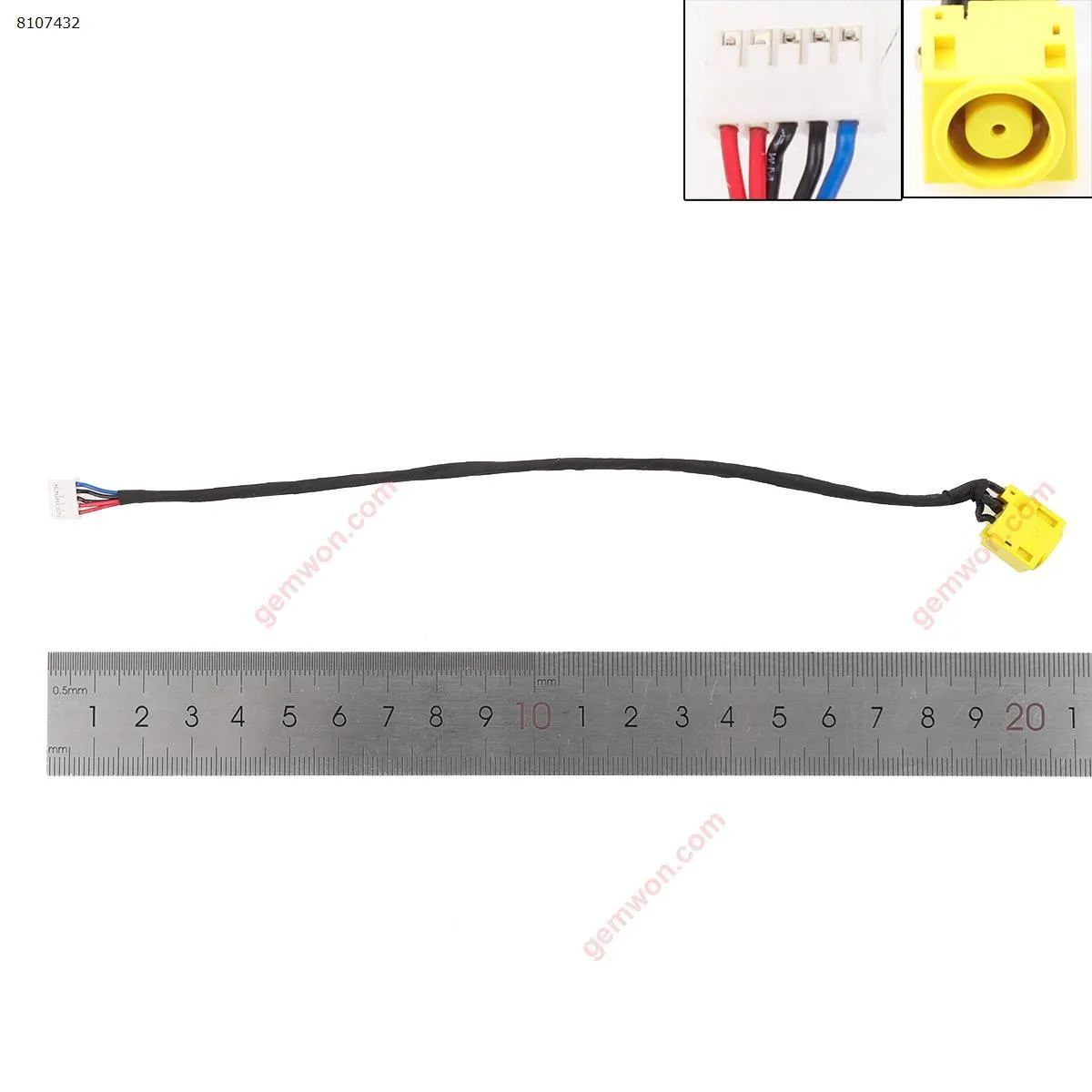 Picture of The DC power jack cable harness connector is suitable for Lenovo b480 b490 v480 m490 m495.