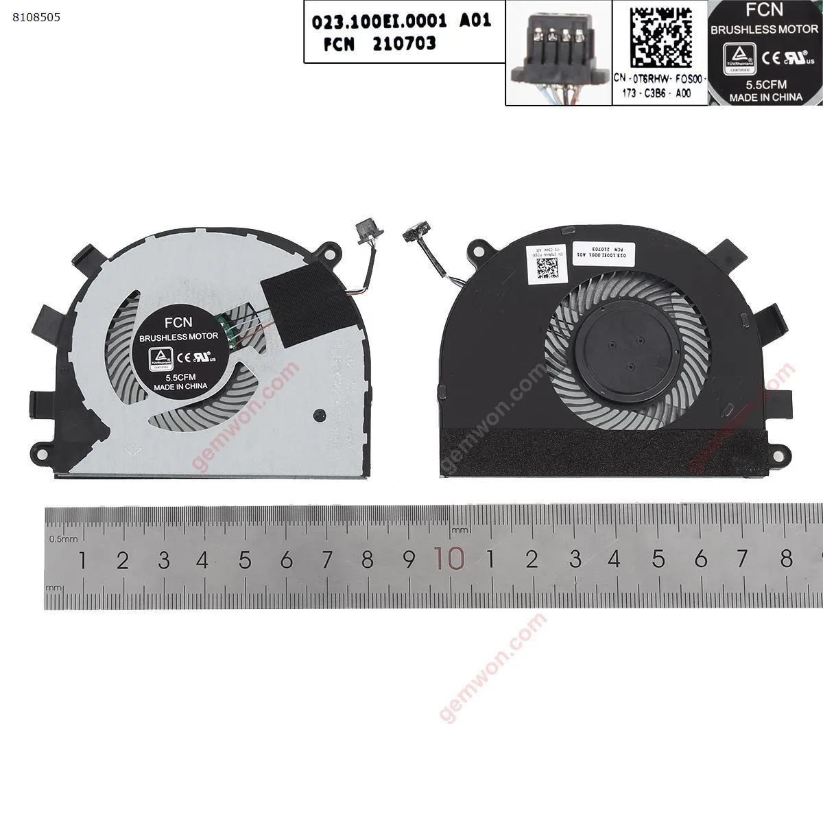 Picture of DELL Latitude 3400 3500 Inspiron 5584 15-5584(For CPU fan,Original)