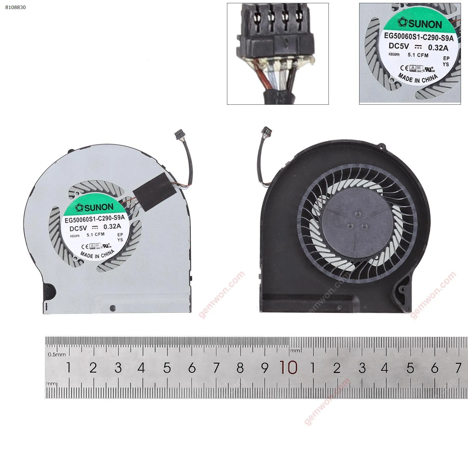 Picture of DELL Alienware 13 R3 P81G GPU Fan.