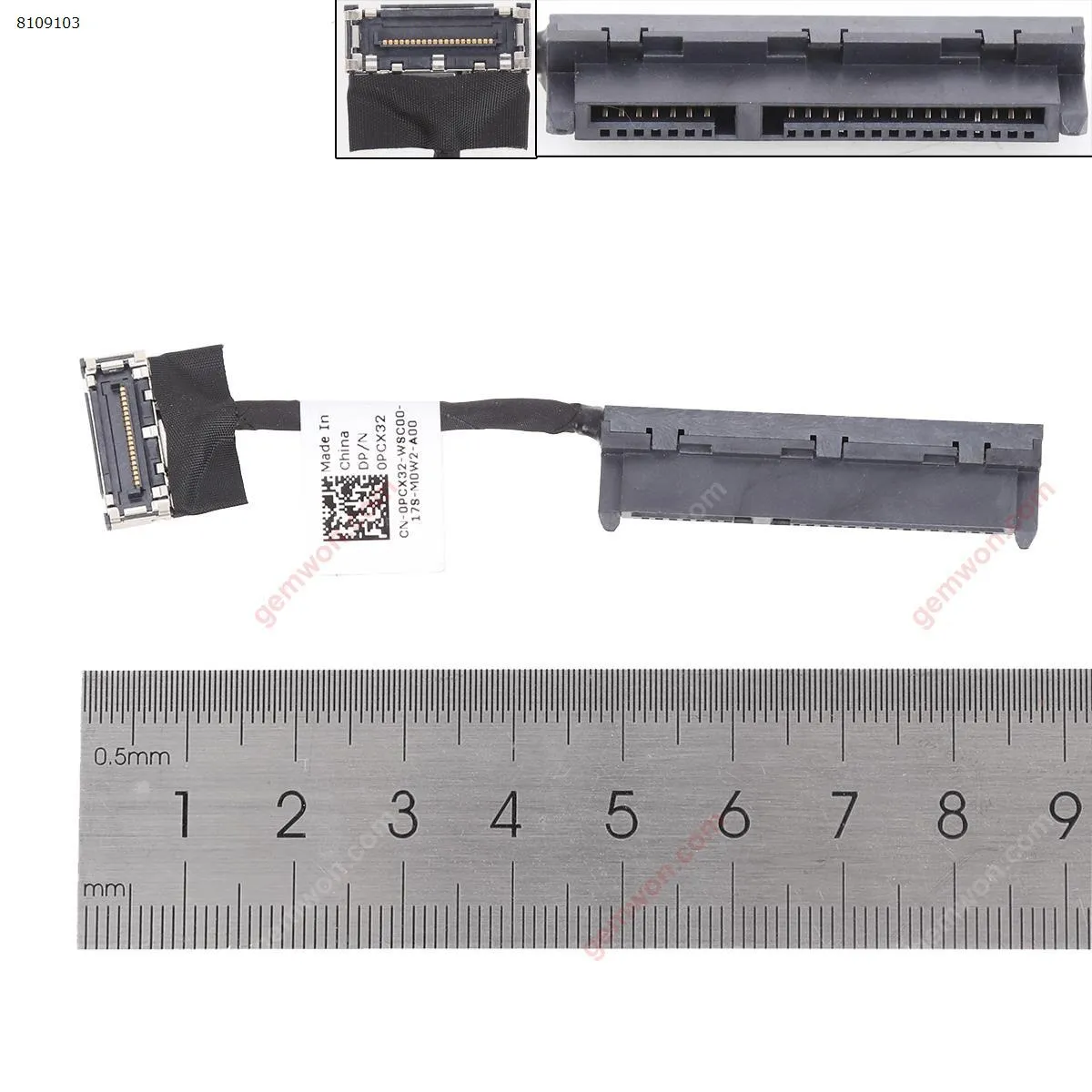 Picture of HDD Cable for Dell Precision 3561 M3561 Latitude 5521 E5521 SATA Hard Drive Cable PCX32 0PCX32 450.0NS03.0001