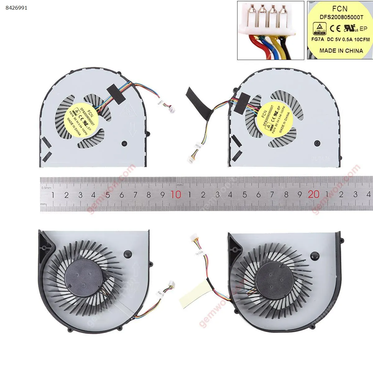 Picture of Dell Alienware 17  R3 CPU+GPU fan.