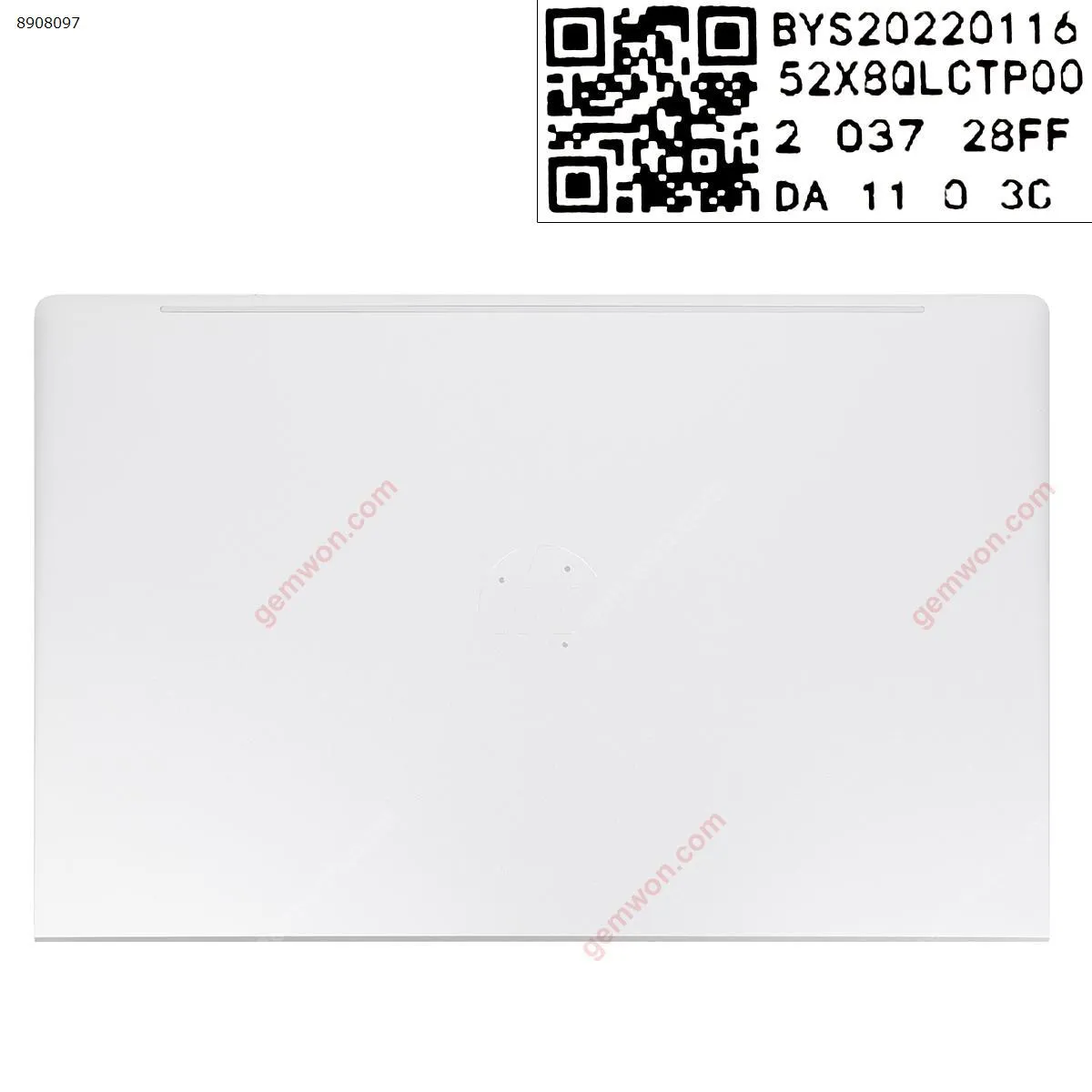 Picture of  HP Probook 450 G8 455 G8 LCD Back Cover Rear Lid Shell Case Hinge Cover SILVER（Without logo）