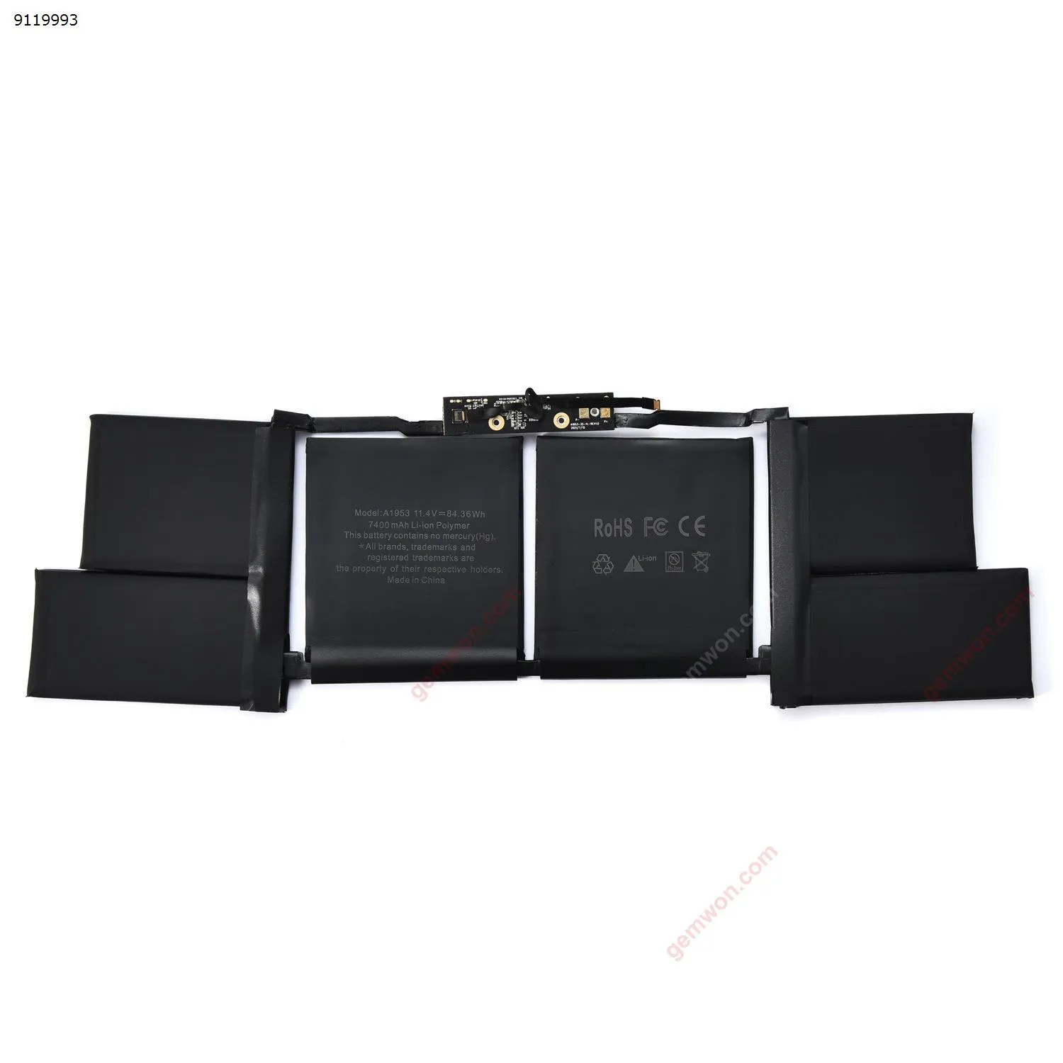 Picture of Suitable for Apple laptop battery 15-inch MacBook Pro A1990 computer battery A1953