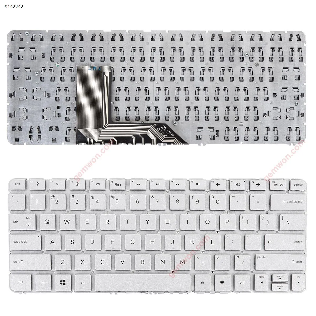 Picture of HP Spectre x360 13-4000 13-4100 13-4200 SILVER (With cable folded,Without FRAME ,,WIN8)
