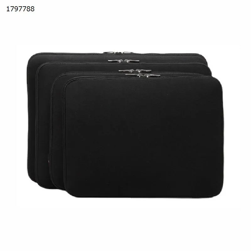 Picture of Laptop Bag 12" Scuba Neoprene SBR Zipper Waterproof Sleeve Case Black