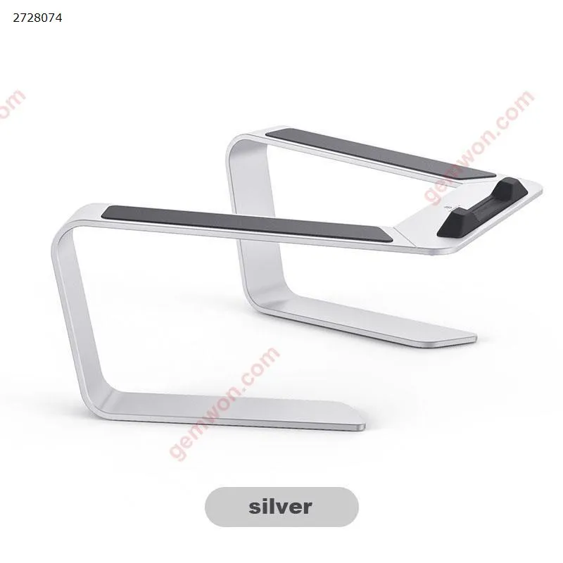 Picture of Portable and detachable storage aluminum alloy heightened neck support laptop bracket universal bracket gray