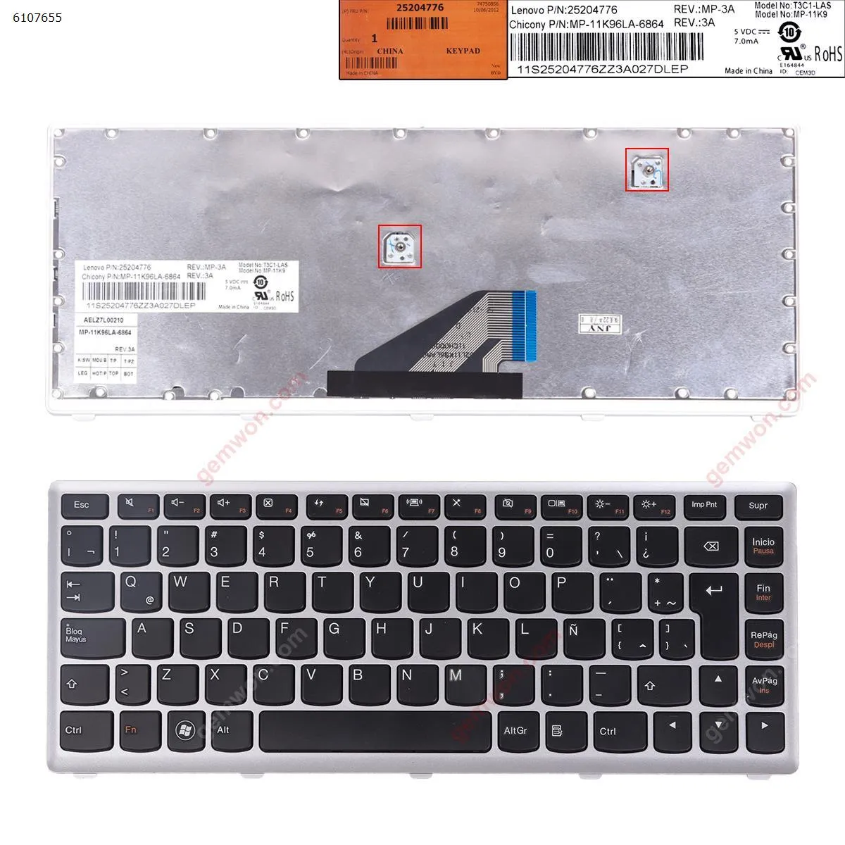 Picture of LENOVO U310 SILVER FRAME BLACK