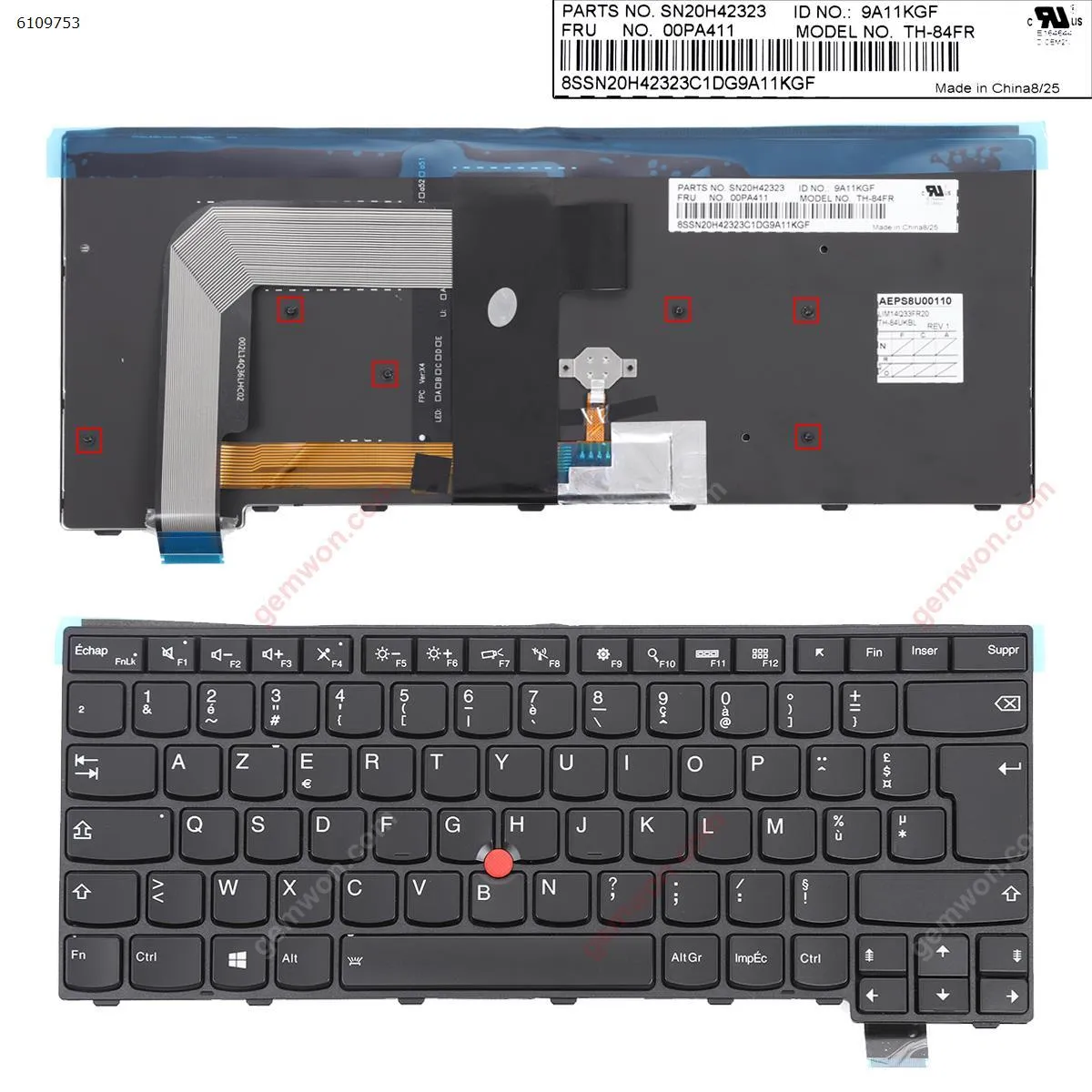 Picture of ThinkPad T460S BLACK FRAME BLACK (Backlit,For Win8)