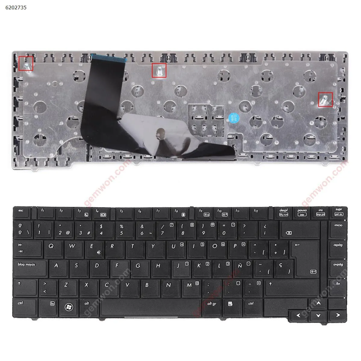 Picture of HP EliteBook 8440P 8440W BLACK(Without Point stick,OEM)