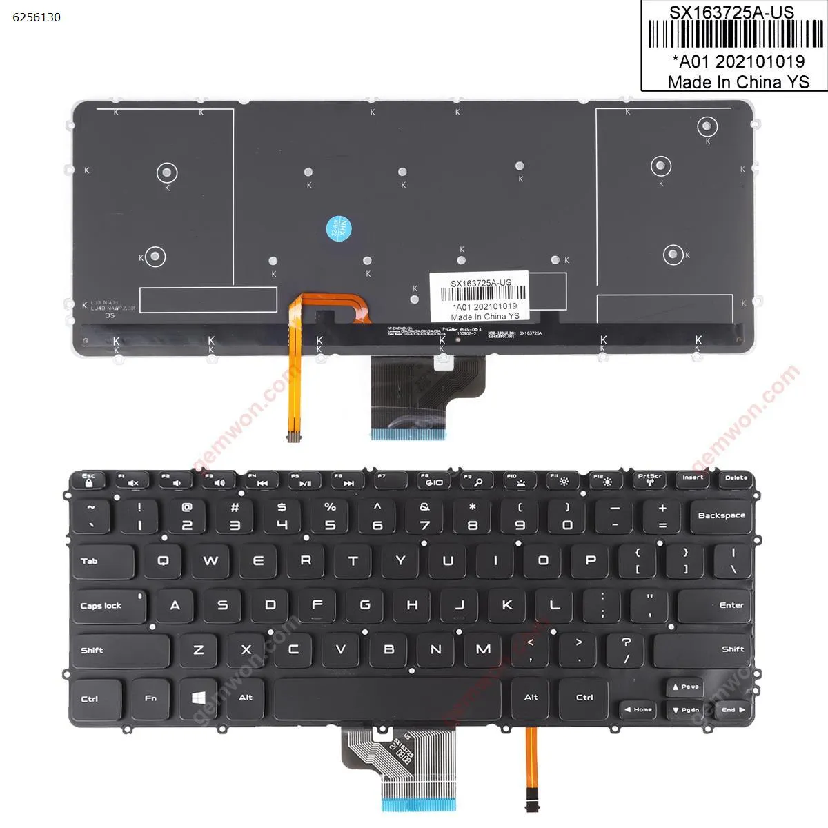 Picture of Dell Precision M3800 XPS 15 9530 BLACK (Backlit, without FRAME)WIN8