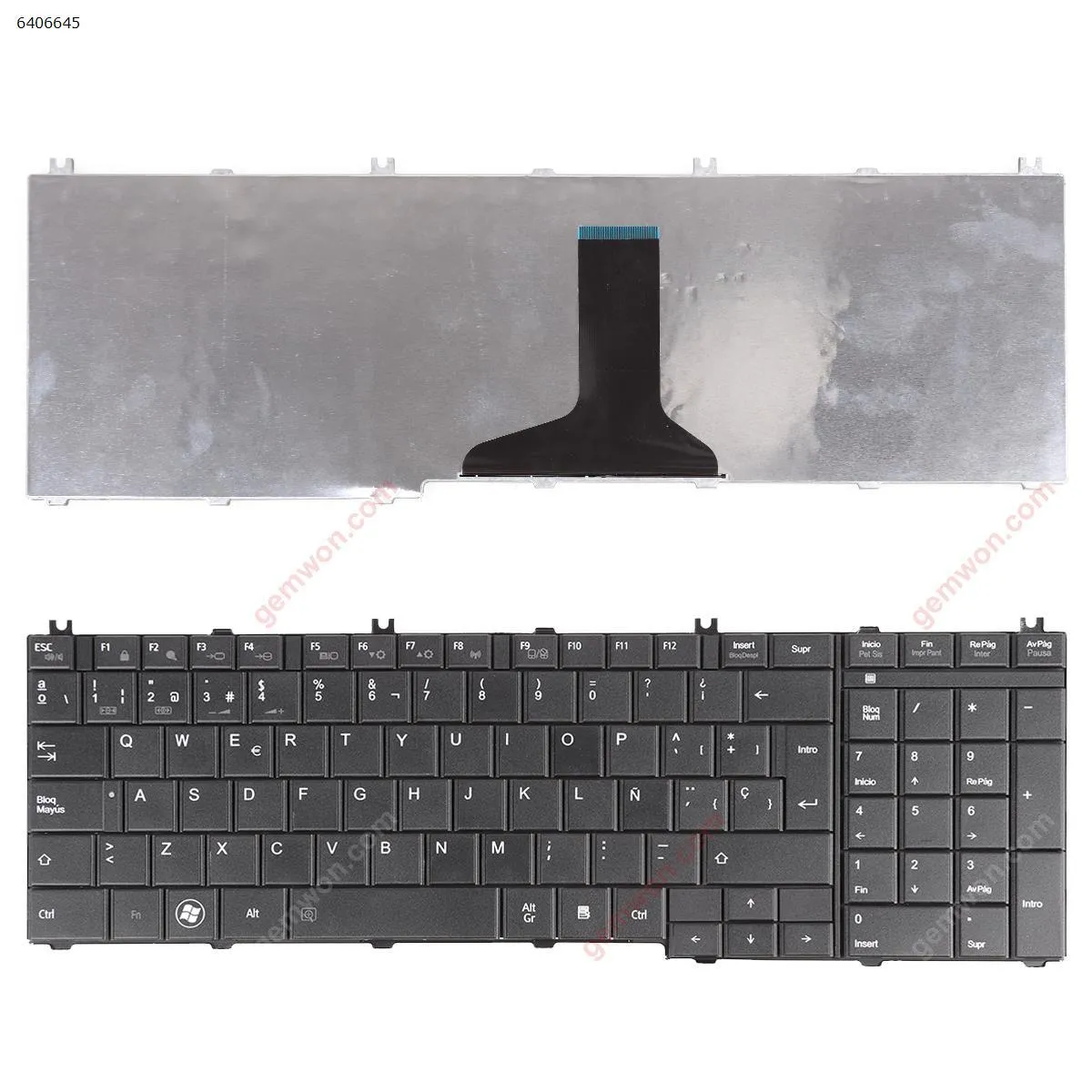 Picture of TOSHIBA Satellite C650 C660 L650 L670 BLACK OEM