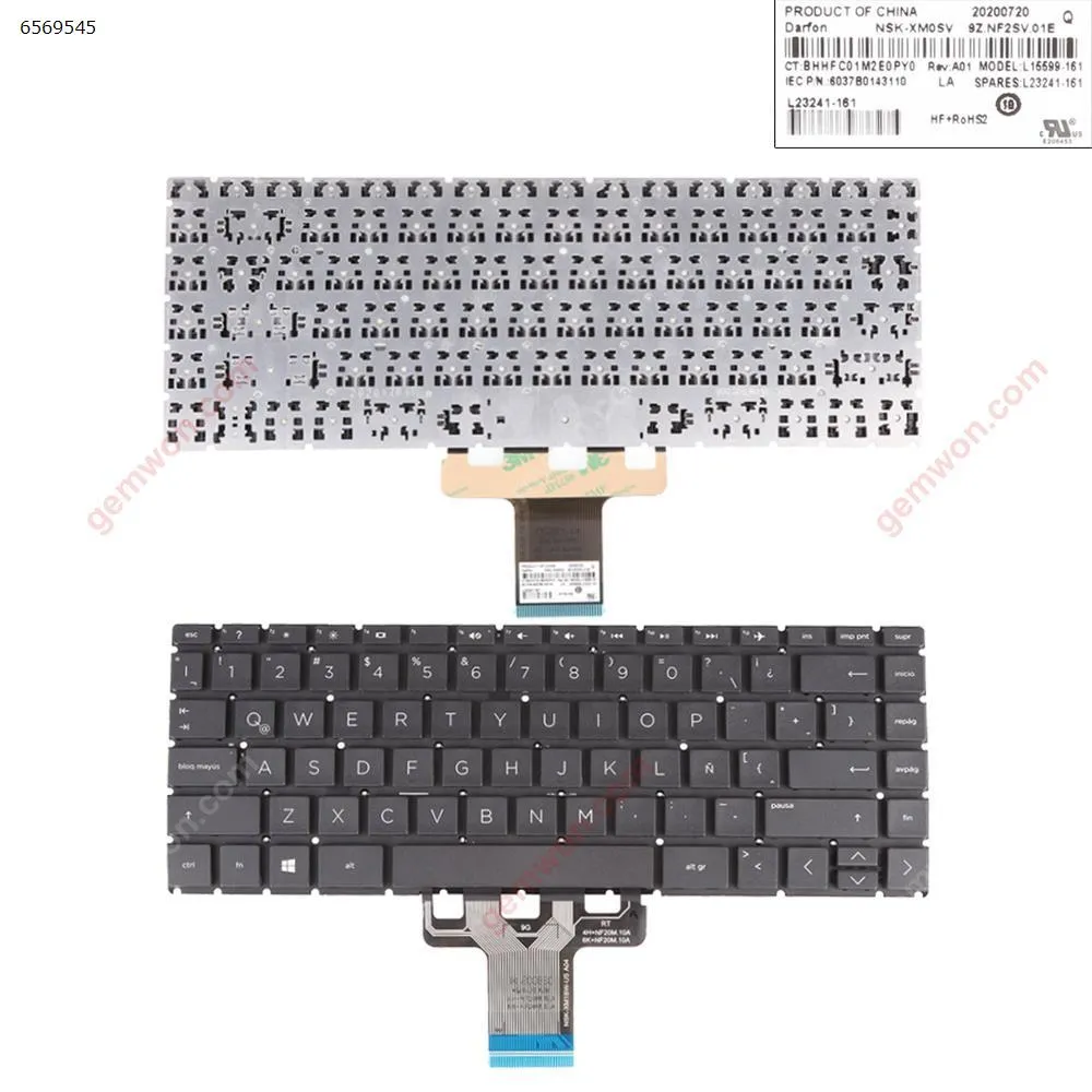 Picture of HP 14-cd0000 14-ce0000 14-cf0000 14-ck0000 14-cm0000 BLACK(Without FRAME