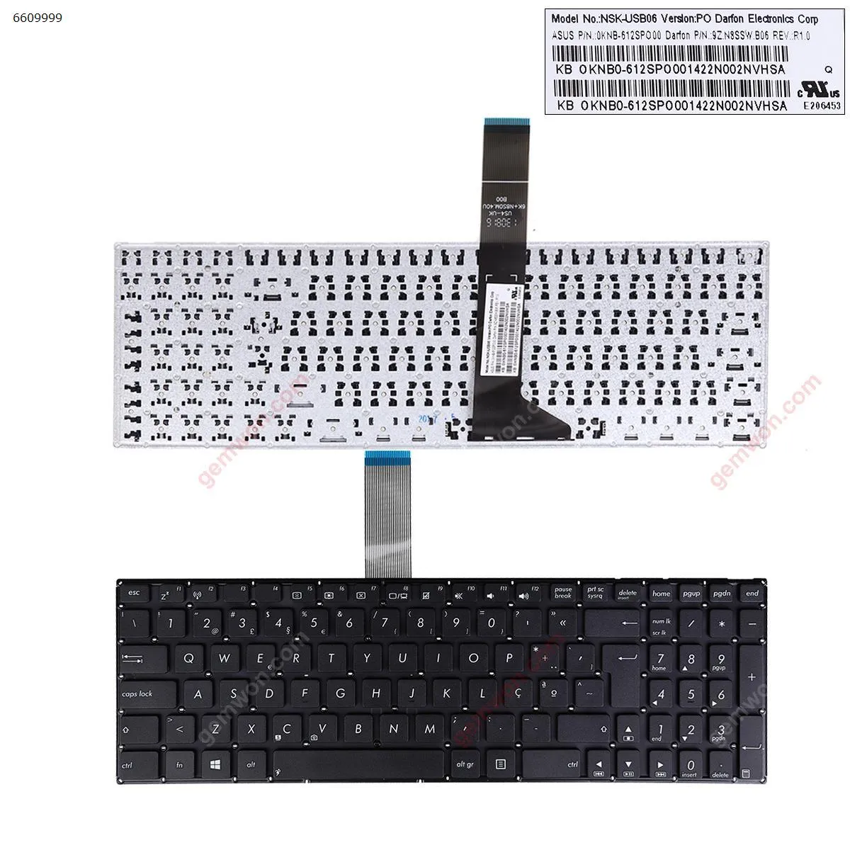 Picture of ASUS  X550 BLACK(Without FRAME,Without Foil,For Win8)