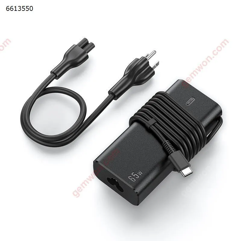 Picture of 65W USB-C Charger 20V3.25A for Type-C PD Laptop Fast Charging US Plug