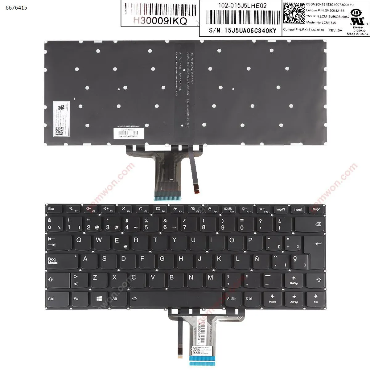 Picture of lenovo Ideapad 310S-14 310S-14ISK 510S-14IKB 710S-14 BLACK win8(Backlit,Without FRAME)