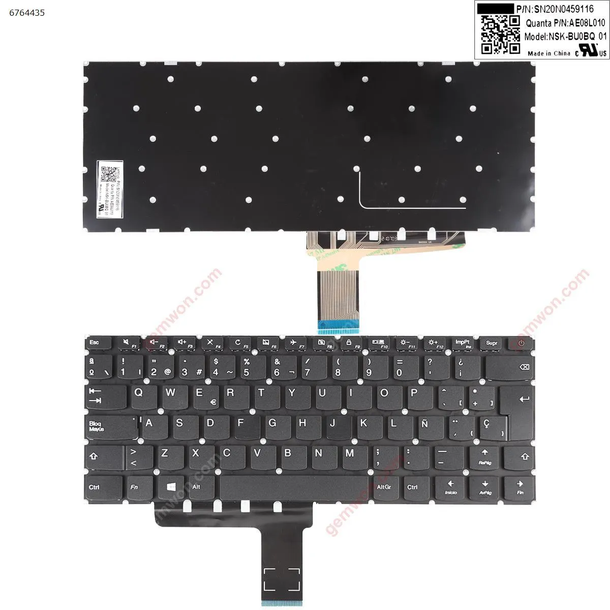 Picture of LENOVO Ideapad 110-14IBR BLACK win8 (Without FRAME)