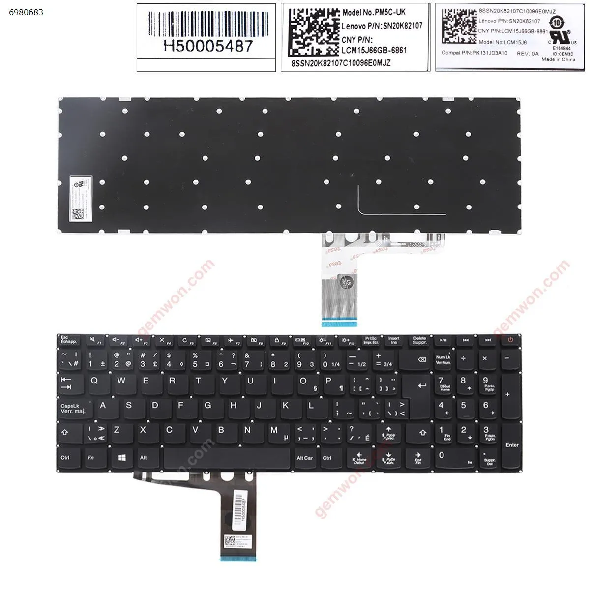 Picture of LENOVO Ideapad 110-15ACL 110-15AST 110-15IBR BLACK win8 (Without FRAME)
