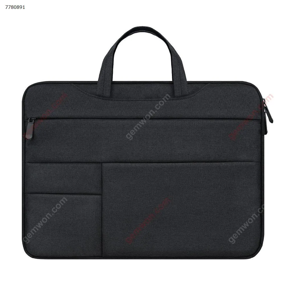 Picture of Laptop bag inner bag multi-functional business document protective sleeve Apple Lenovo tablet 15.6 inch black