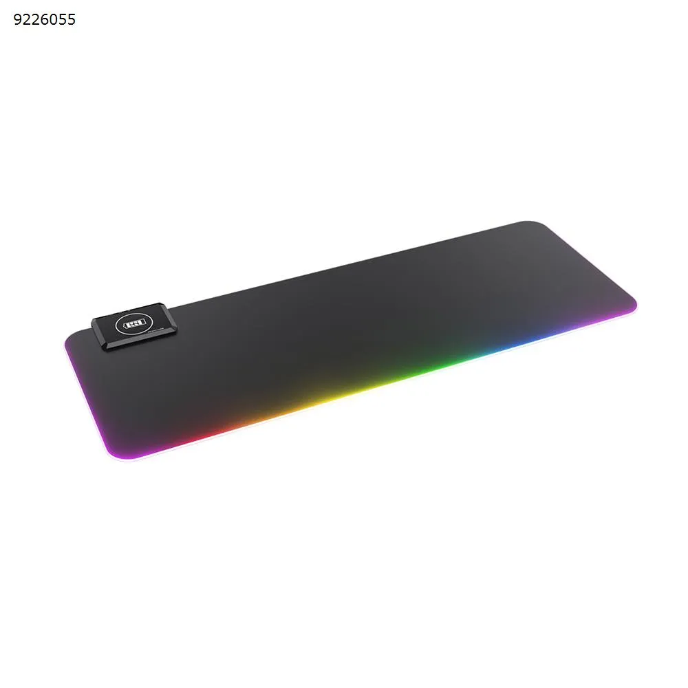 Picture of RGB luminous gaming mouse pad 10W wireless fast charging touch button wireless charging table pad DS20