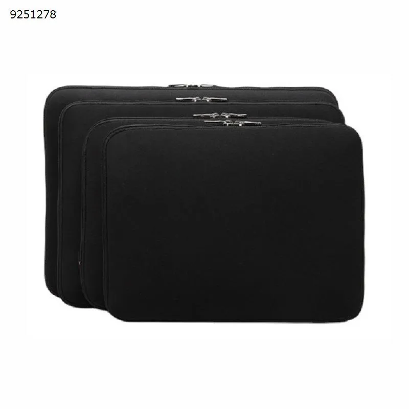 Picture of Laptop Bag 17" Scuba Neoprene SBR Zipper Waterproof Sleeve Case Black