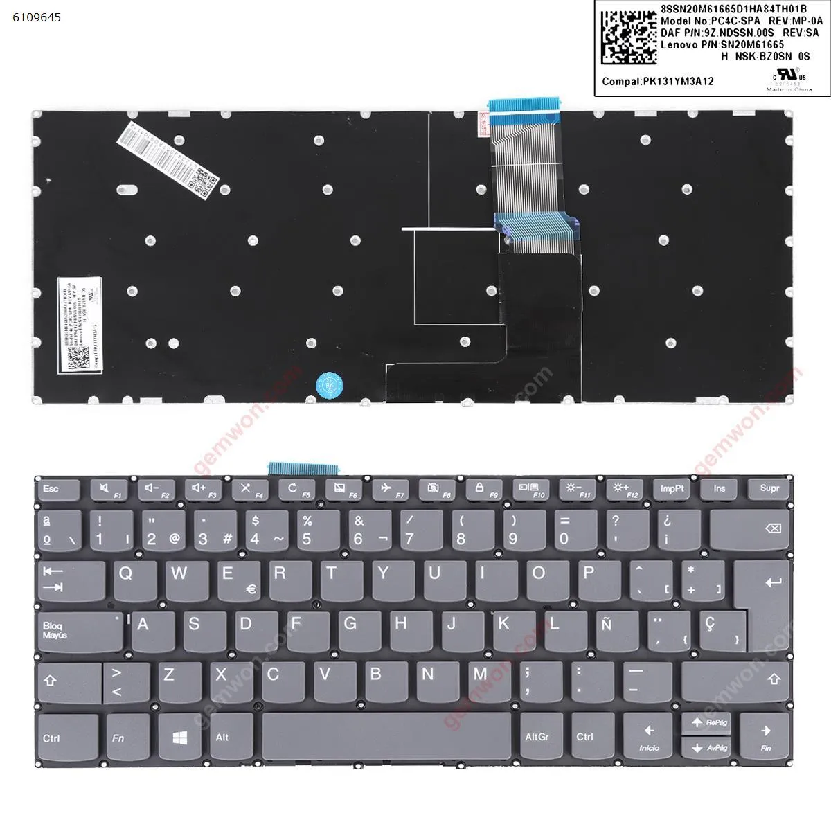 Picture of Lenovo IdeaPad 330-14ikb  GRAY win8(Without FRAME)