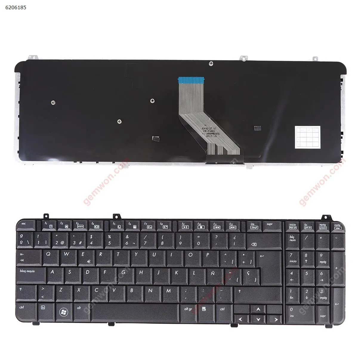 Picture of HP DV6-1000 DV6-2000 BLACK OEM