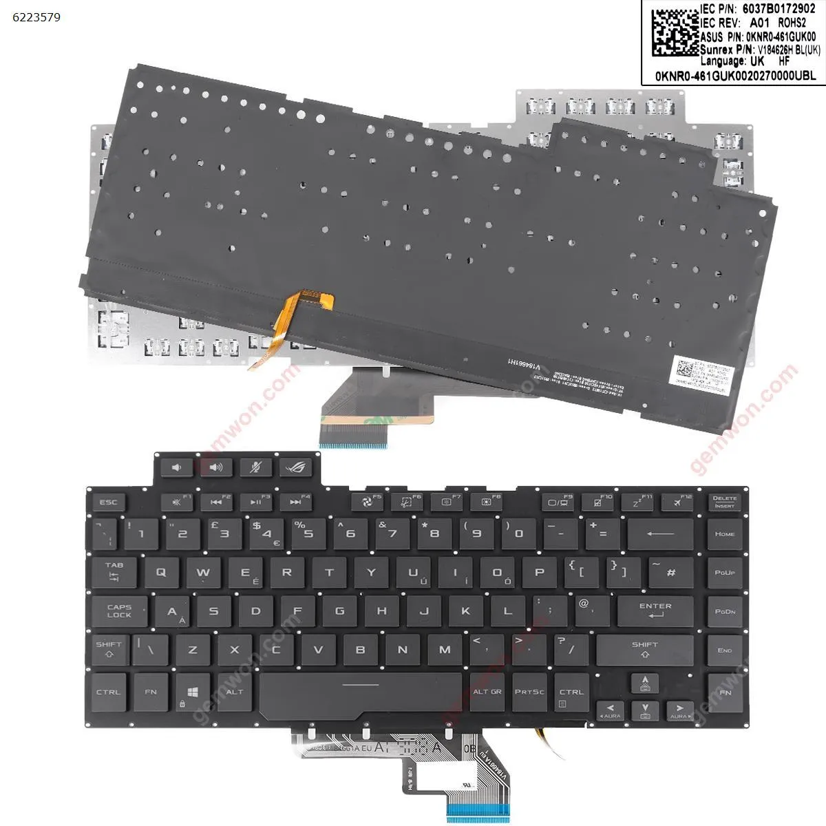 Picture of ASUS ROG ZEPHYRUS GU502 GU502G GU502GU GU502GV BLACK ( Full Colorful Backlit win8)