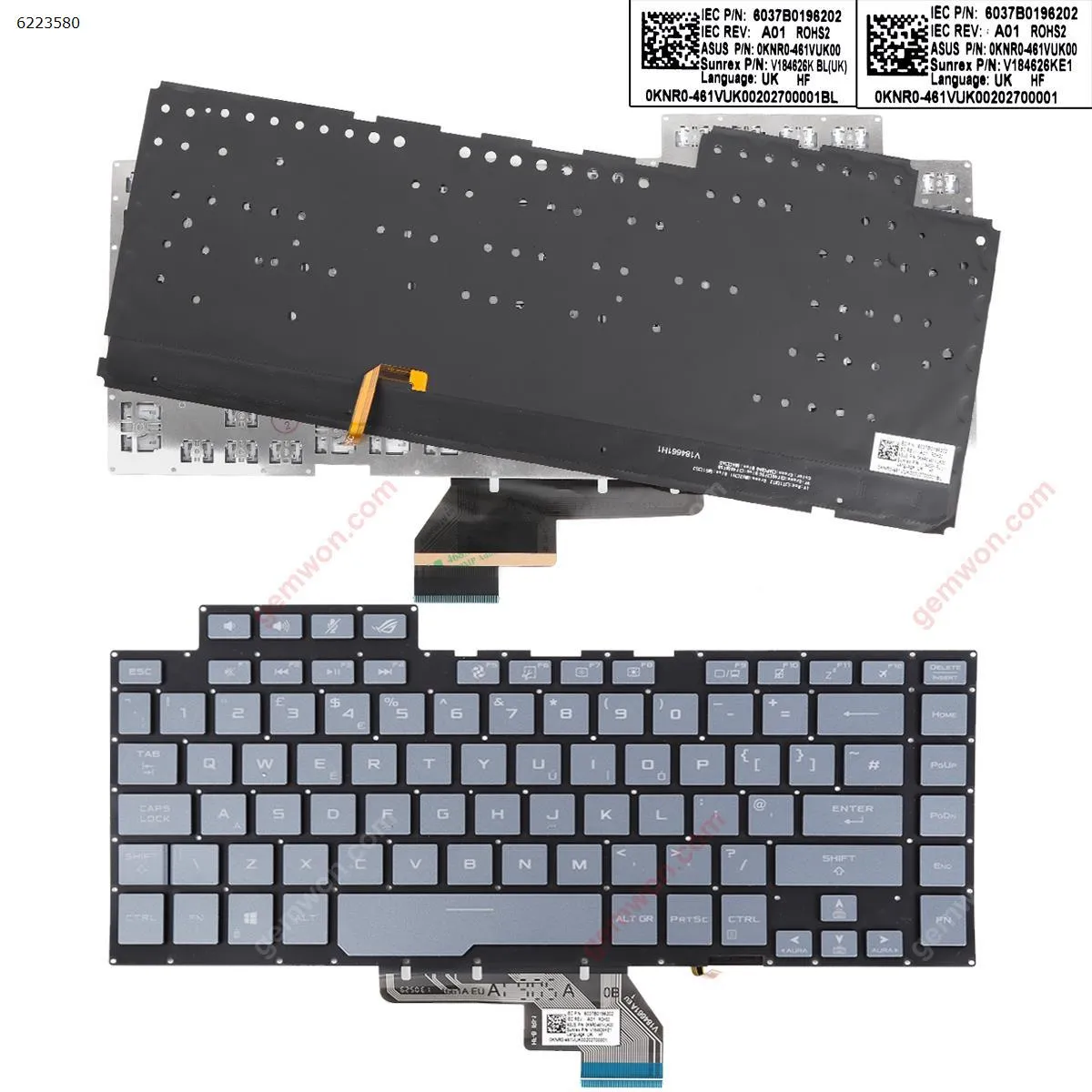 Picture of ASUS ROG ZEPHYRUS GU502 GU502G GU502GU GU502GV BLACK—BLUE (Full Colorful Backlit  win8)
