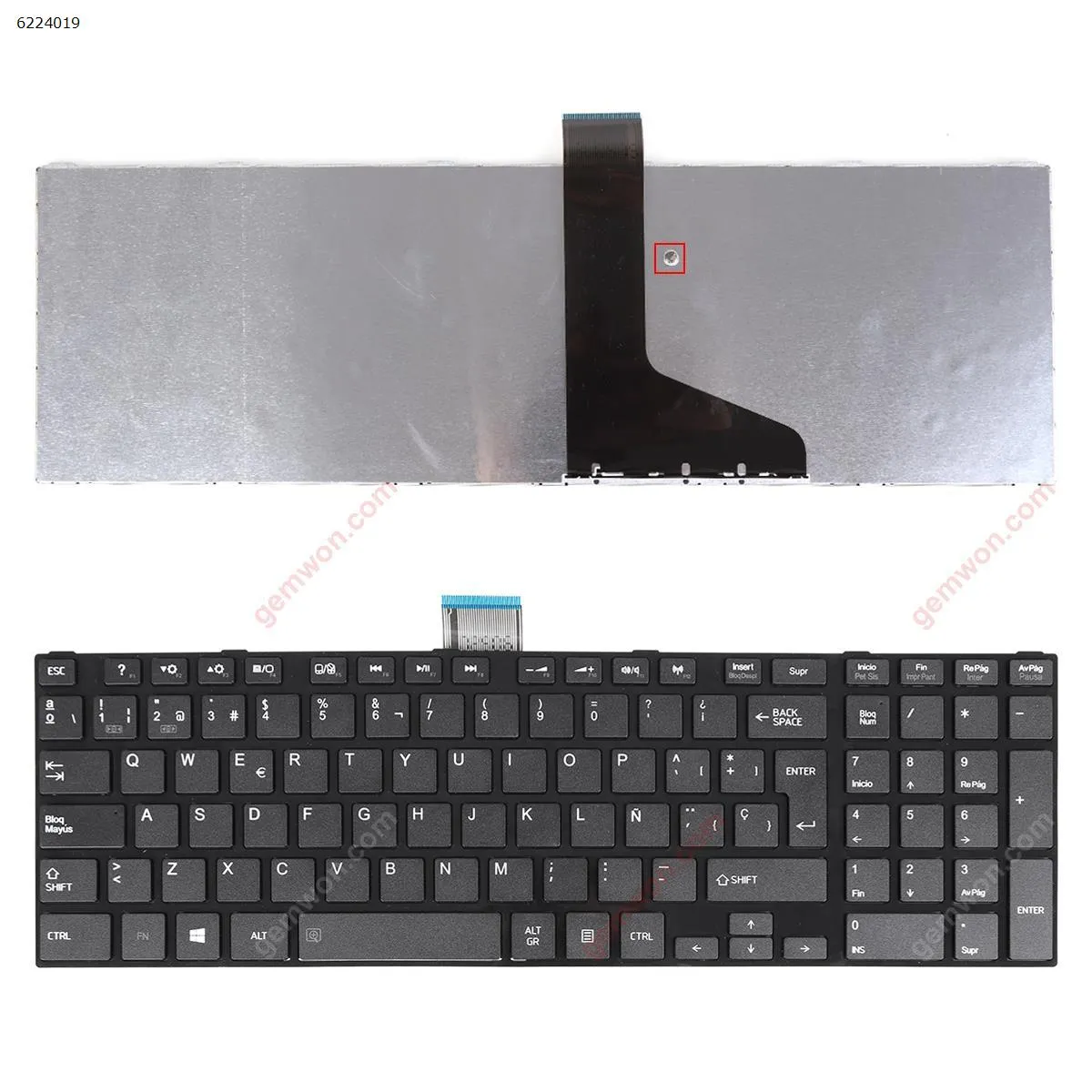 Picture of TOSHIBA L850 GLOSSY FRAME BLACK OEM Win8
