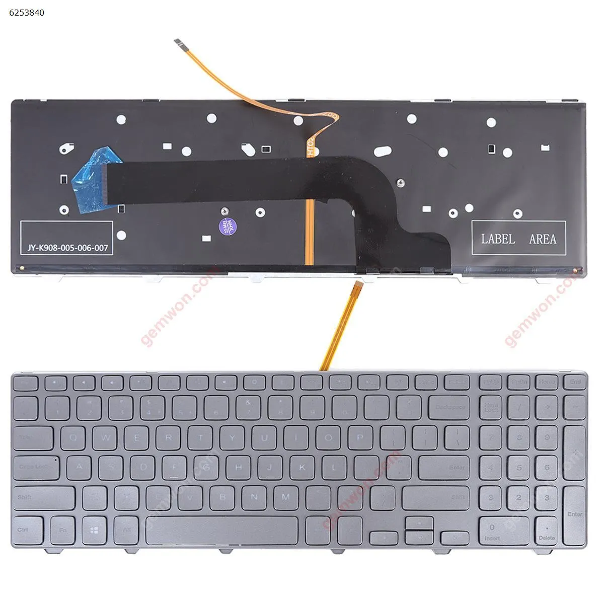 Picture of Dell Inspiron 15-7000 Series 7537  SILVER FRAME SILVER (Backlit,Win8)