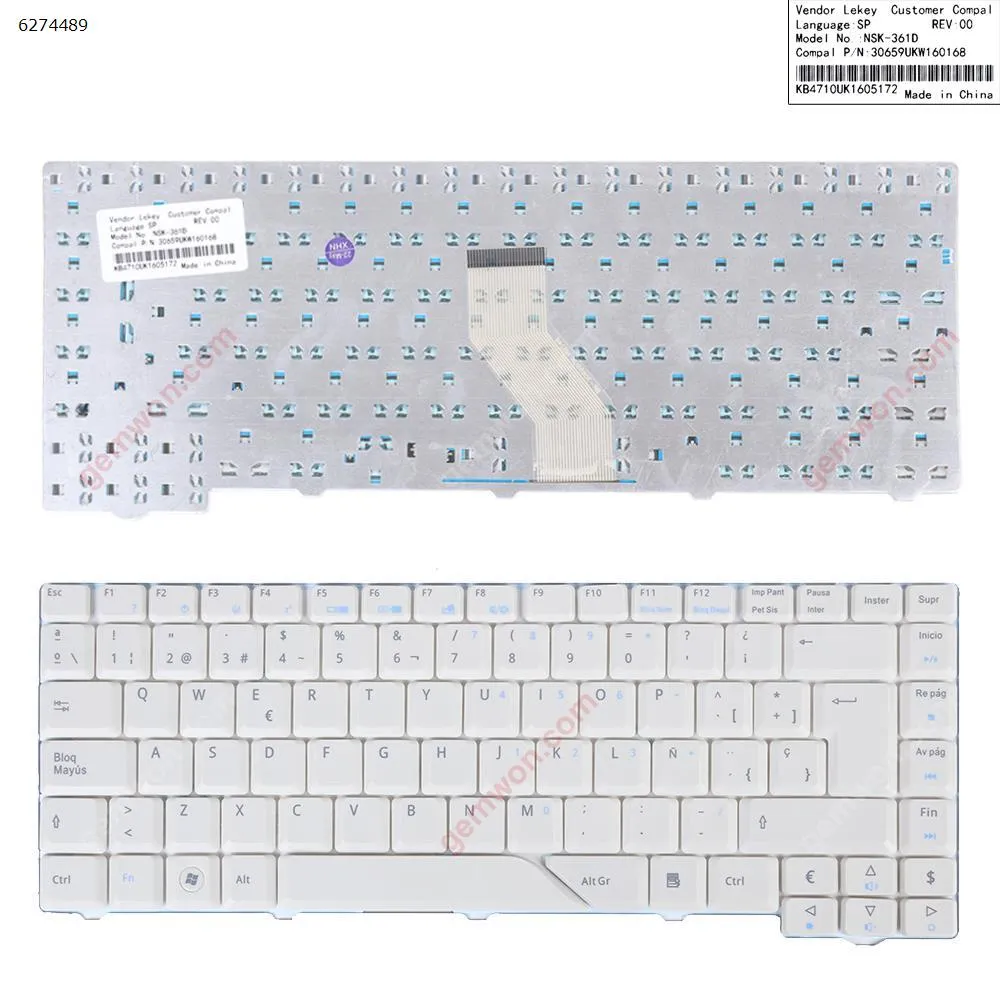 Picture of ACER AS4710 AS4720 GRAY(Without foi)