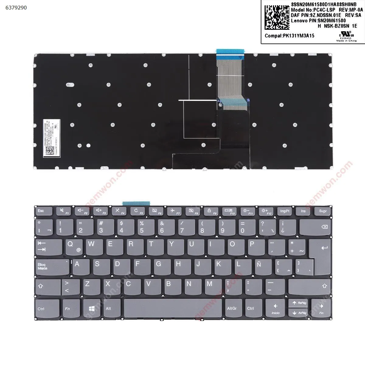 Picture of Lenovo IdeaPad 330-14ikb GRAY win8(Without FRAME) 