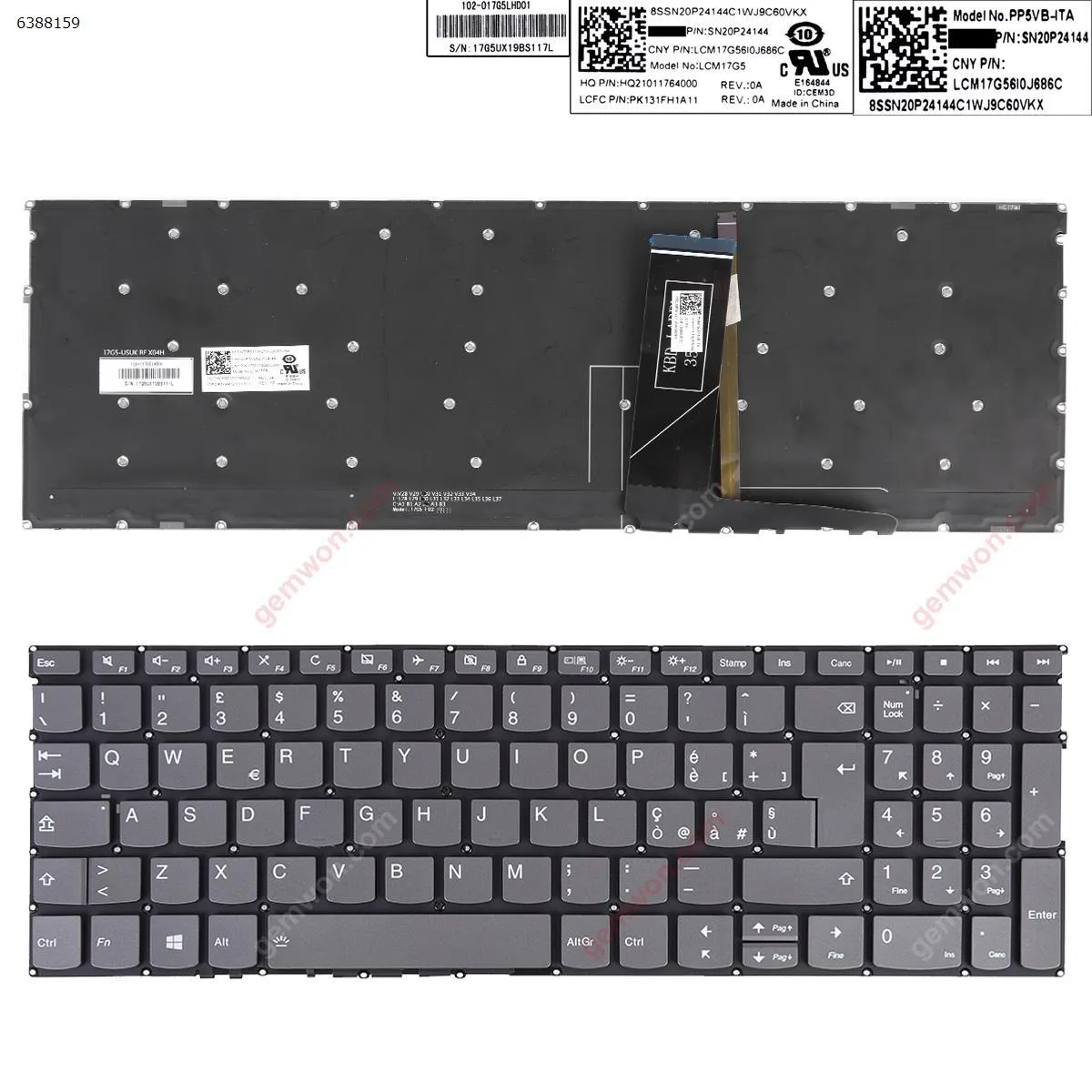 Picture of Lenovo IdeaPad 330-15IKB GRAY win8(Backlit Without FRAME) 