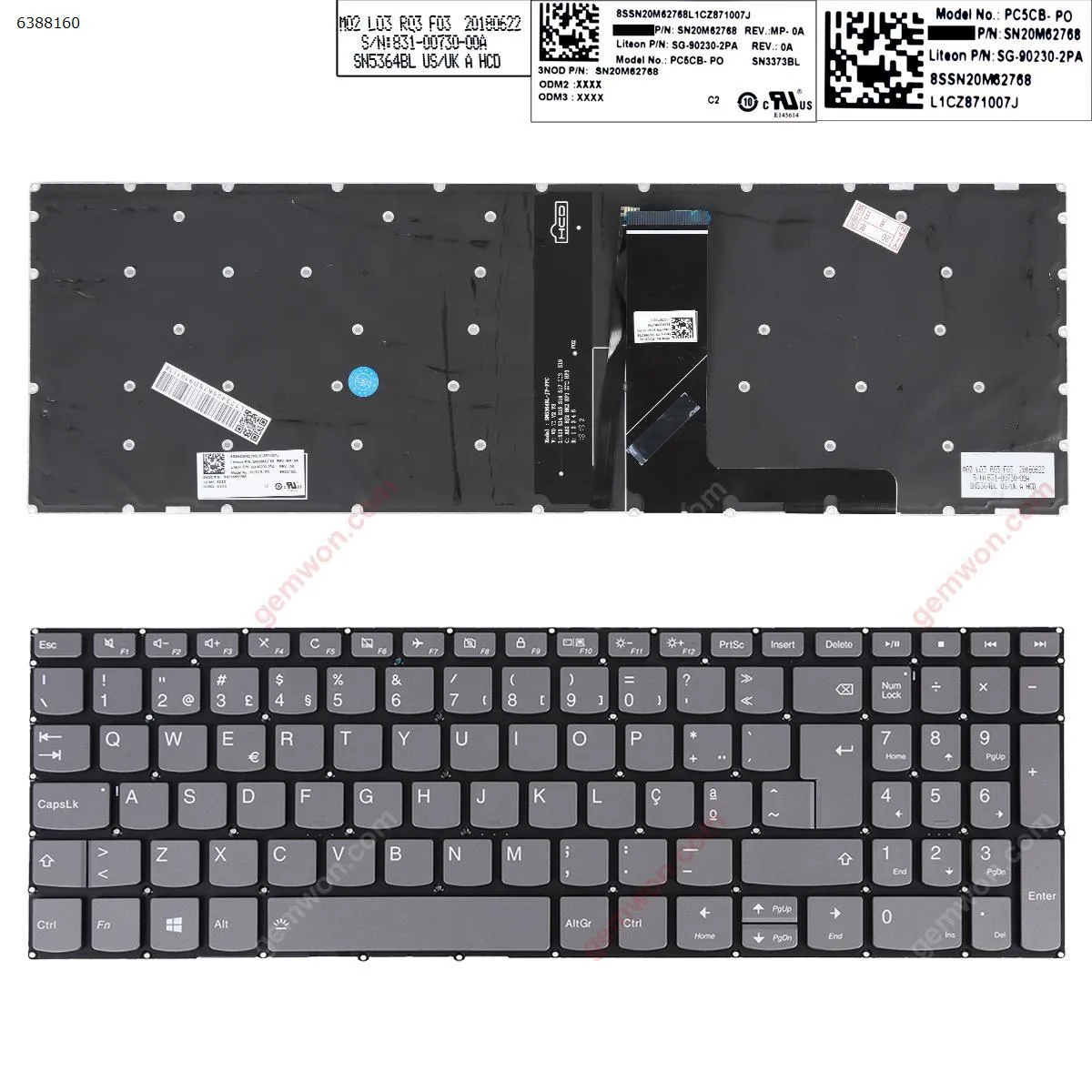 Picture of Lenovo IdeaPad 330-15IKB GRAY win8(Backlit Without FRAME)