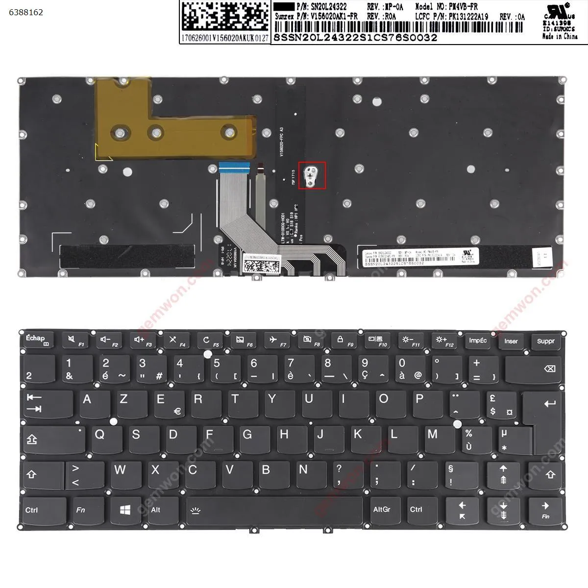 Picture of Lenovo Yoga 910-13IKB YOGA 5 Pro BLACK(Backlit,Without FRAME,For Win8) 