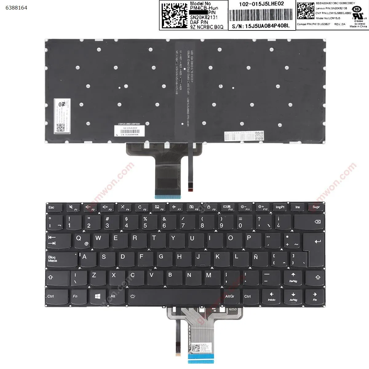 Picture of lenovo Ideapad 310S-14 310S-14ISK 510S-14IKB 710S-14 BLACK win8(Backlit,Without FRAME)
