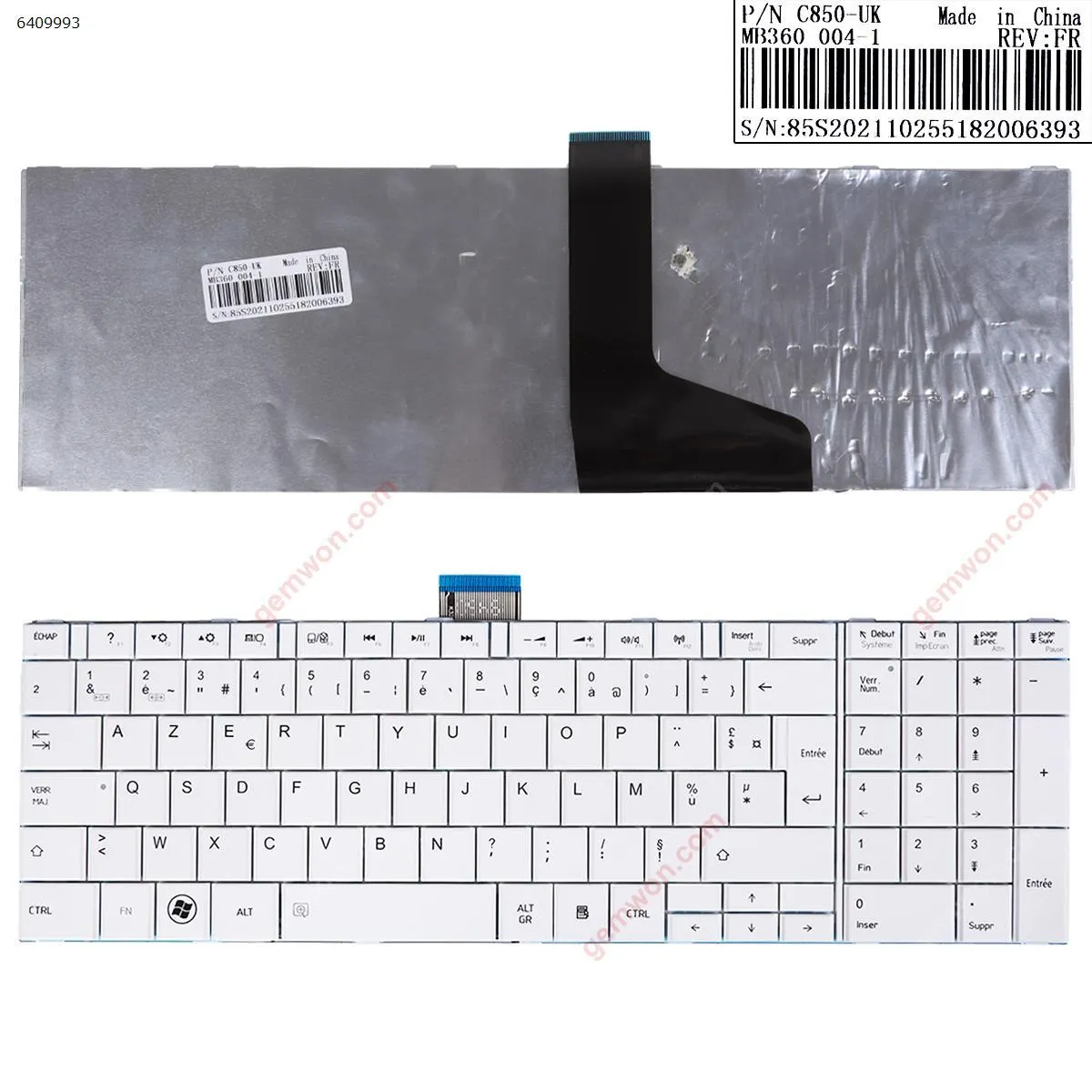 Picture of TOSHIBA C850 WHITE(For Win8)